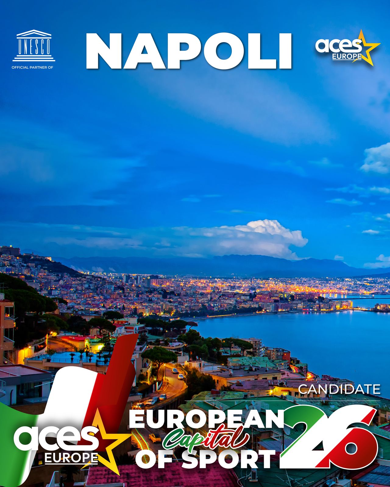 Napoli Capitale Europea dello Sport 2026